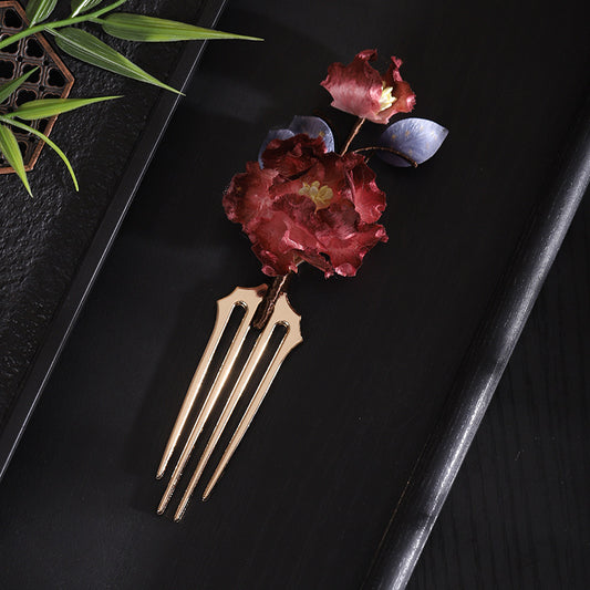 Peony Flower Series Hair Accessories