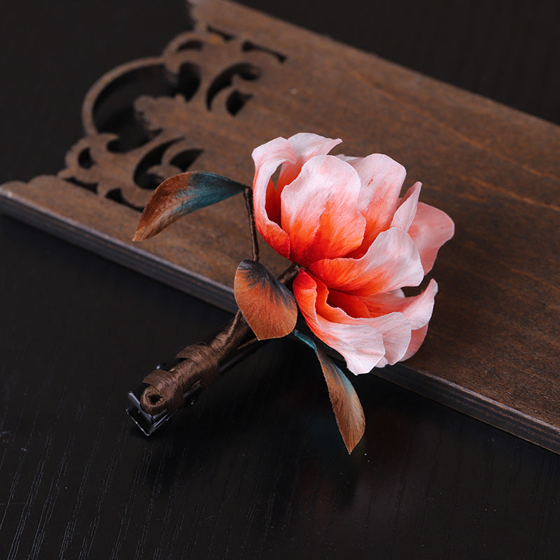 Peony Hair Clip