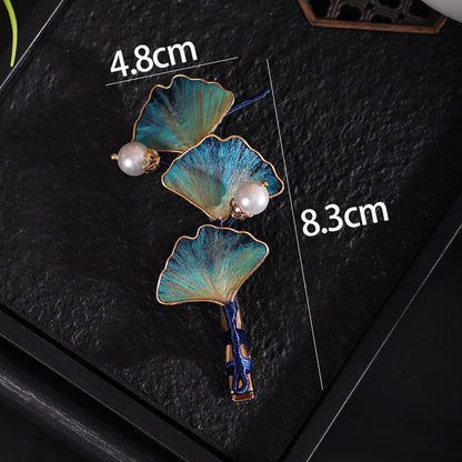 Wild Goose Feather Brooch size measurement